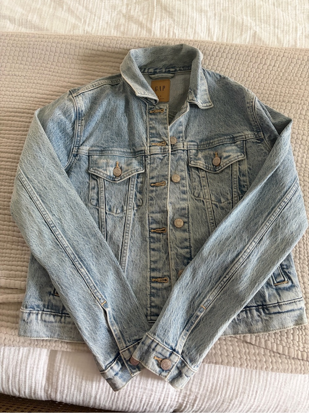 GAP Light Wash Blue Denim Jacket